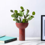 2-SOGA 15x19.5cm Ornament Minimalist Nordic Versatile Ceramic Vase Modern Luxury Decorative for Home Decor