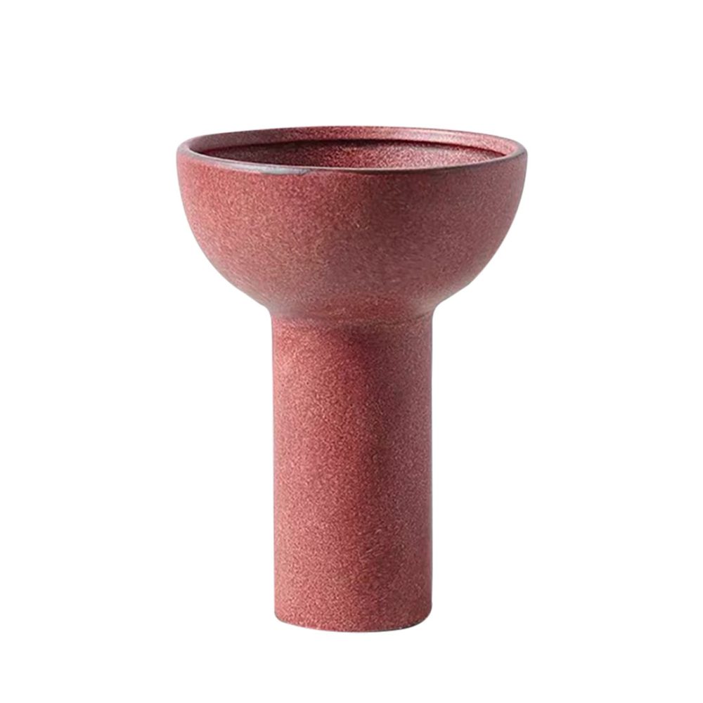 1-SOGA 15x19.5cm Ornament Minimalist Nordic Versatile Ceramic Vase Modern Luxury Decorative for Home Decor