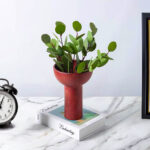 3-SOGA 15x19.5cm Ornament Minimalist Nordic Versatile Ceramic Vase Modern Luxury Decorative for Home Decor