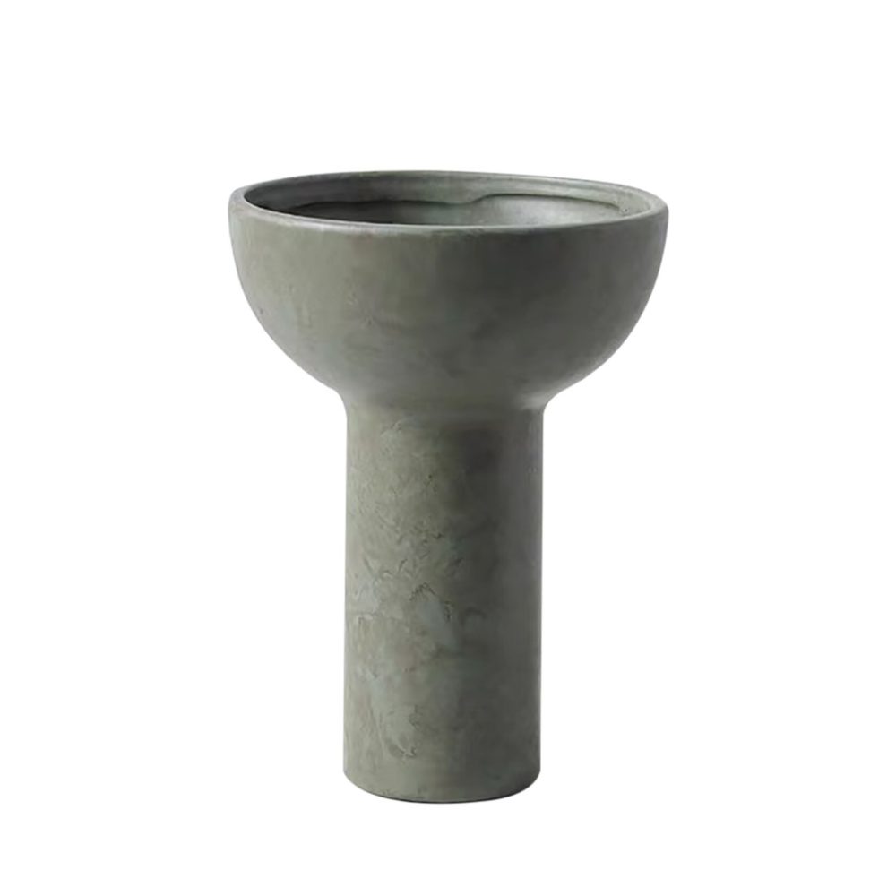 1-SOGA 15x19.5cm Ornament Minimalist Nordic Versatile Ceramic Vase Modern Luxury Decorative for Home Decor