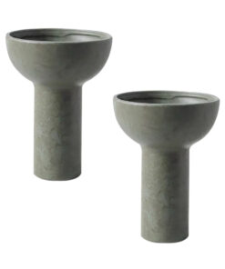 1-SOGA 2X 15x19.5cm Ornament Minimalist Nordic Versatile Ceramic Vase Modern Luxury Decorative for Home Decor