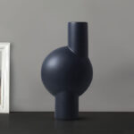 6-SOGA 17x632cm Medium Ornament a modern abstract vase decorative object unique shape with narrow neck for Home Decor