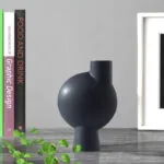 2-SOGA 2X 17.8x26.7cm Small Ornament a Modern Abstract Vase Decorative Object Unique Shape with Narrow Neck for Home Decor