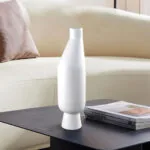 4-SOGA 14x52cm Ornament Modern Minimalist Vase Decorative with Narrow tops and Wider rounded Body for Home Decor
