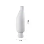 5-SOGA 14x52cm Ornament Modern Minimalist Vase Decorative with Narrow tops and Wider rounded Body for Home Decor