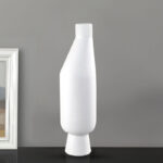 6-SOGA 14x52cm Ornament Modern Minimalist Vase Decorative with Narrow tops and Wider rounded Body for Home Decor