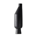 1-SOGA 14x52cm Ornament Modern Minimalist Vase Decorative with Narrow tops and Wider rounded Body for Home Decor