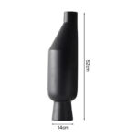 5-SOGA 14x52cm Ornament Modern Minimalist Vase Decorative with Narrow tops and Wider rounded Body for Home Decor