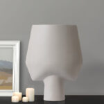 4-SOGA 2X 33x43cm Ornament Bodhi House Ceramic Handcrafted Modern Abstract Square Vase Home Decor