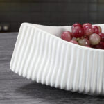 6-SOGA 37x12.5cm Ornament Boat Shaped Plate Ceramic Food Decoration Serving Tray For Kitchenware