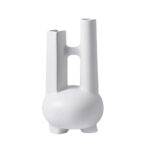 1-SOGA Ornament Modern Geometric Vase Minimalist Double Tube Abstract Sculpture for Home D?cor