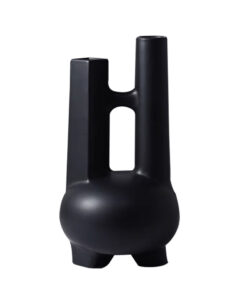 1-SOGA Ornament Modern Geometric Vase Minimalist Double Tube Abstract Sculpture for Home D?cor