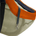 7-SOGA 2X Orange Pet Carrier Bag Breathable Net Mesh Tote Pouch Dog Cat Travel Essentials
