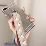 4-Luxury Fashionable Durable Silver Mirror Back iPhone Case 7