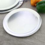 3-SOGA 6X 14-inch Round Aluminum Steel Pizza Tray Home Oven Baking Plate Pan