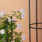 7-SOGA 73cm 4-Bar Plant Frame Stand Trellis Vegetable Flower Herbs Outdoor Vine Support Garden Rack with Rings