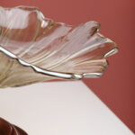 7-SOGA Bronze Tulip Crystal Glass Fruit Bowl Candy Holder Countertop Dessert Serving Basket Decor