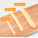 5-SOGA Commercial Potato French Fry Fruit Vegetable Cutter Stainless Steel 3 Blades