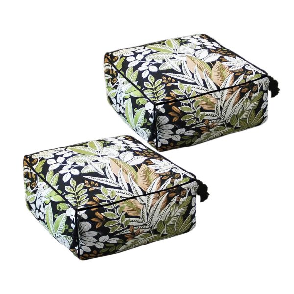 1-SOGA 2X 50cm Premium Polyester Fiber Cushion with EPP Particle Inserts