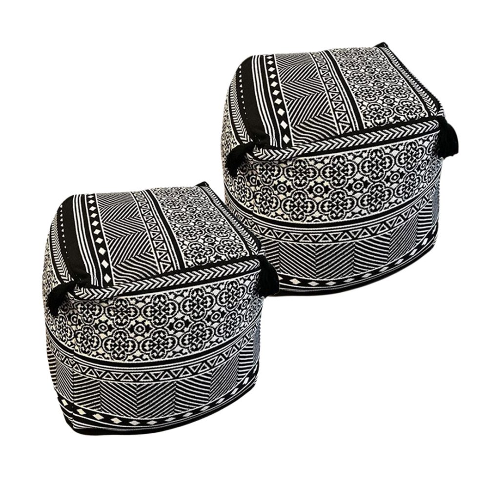 1-SOGA 2X 42cm Beige Premium Polyester Fiber Cushion with EPP Particle Insert