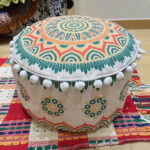 2-SOGA 50cm Ultra-Comfort Polyester-Cotton Cushion with EPP Particle Support