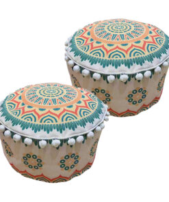 1-SOGA 2X 50cm Ultra-Comfort Polyester-Cotton Cushion with EPP Particle Support