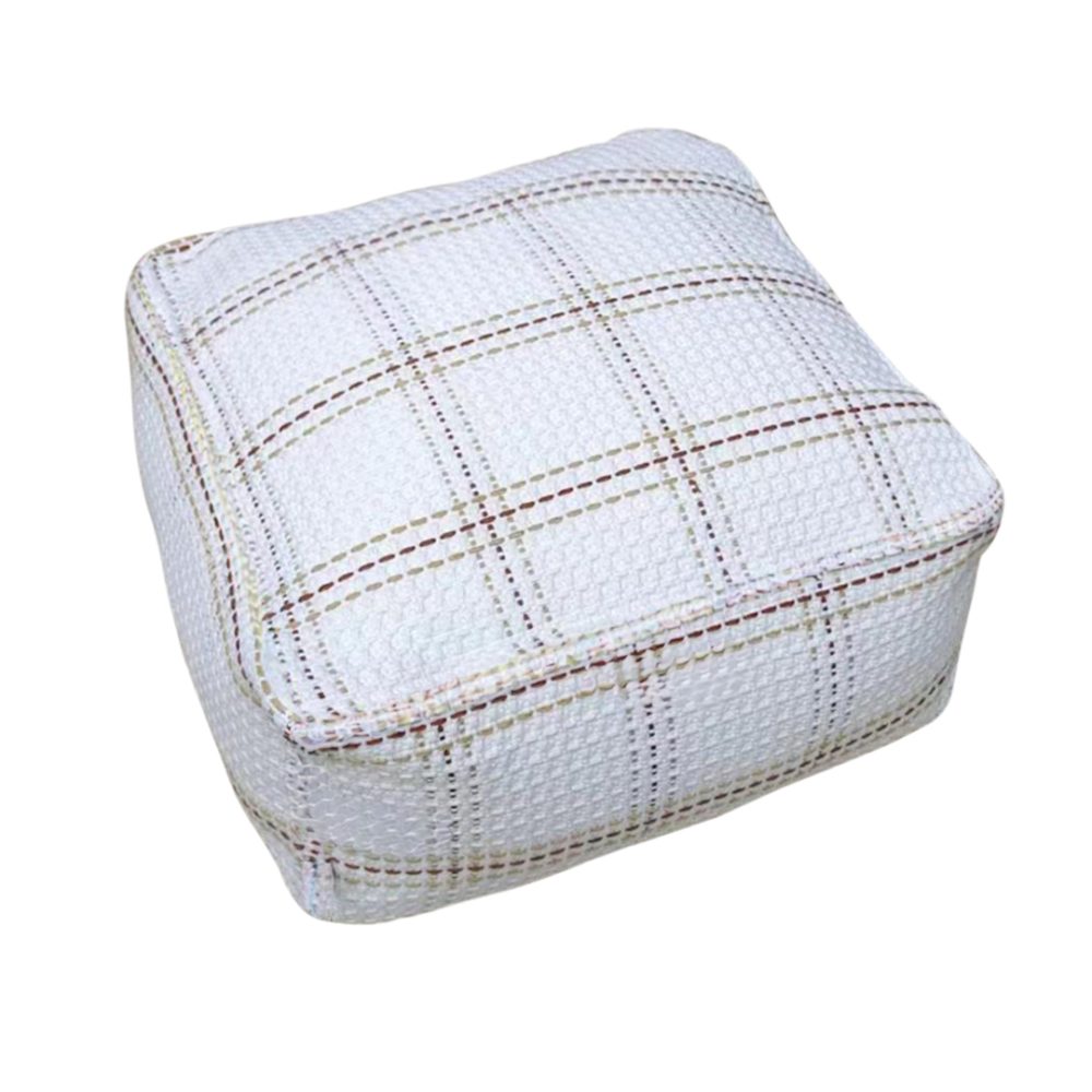 1-SOGA 50cm Pouf Soft Polyester cotton Pillow with EPP Particle Insert