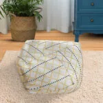 4-SOGA 2X 53cm Polyester-Cotton Blend Pillow EPP Particle Insert for Comfort and Support Home Decor