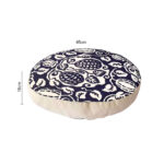 6-SOGA 2X 45cm Puff Polyester-Cotton Pillow with EPP Particle Insert for Enhanced Comfort Home Decor