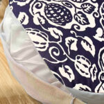 7-SOGA 2X 45cm Puff Polyester-Cotton Pillow with EPP Particle Insert for Enhanced Comfort Home Decor