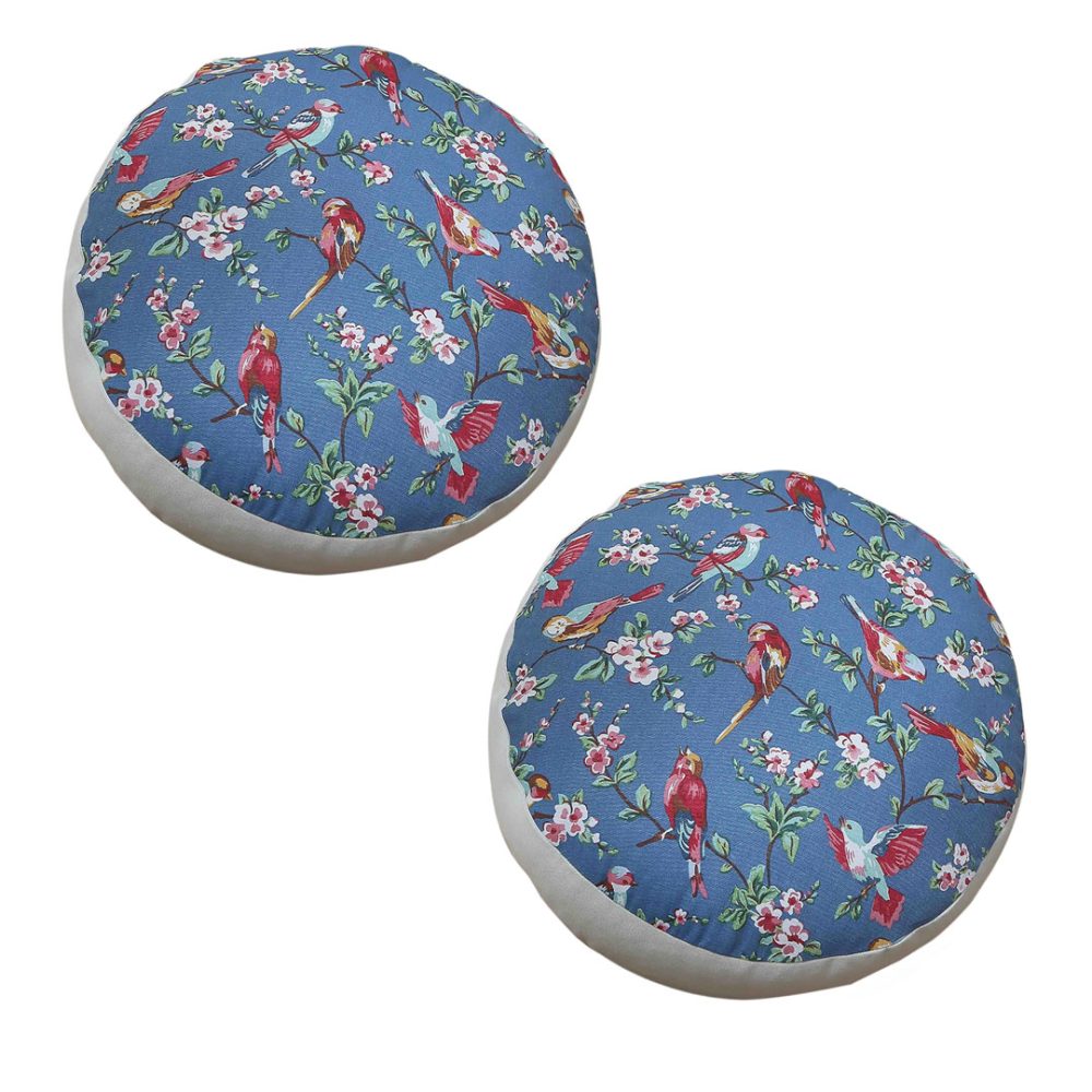 1-SOGA 2X  45cm Premium Polyester Cotton Cushion with EPP Particle Insert for Enhanced Comfort Home Decor