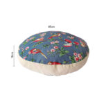 6-SOGA 2X  45cm Premium Polyester Cotton Cushion with EPP Particle Insert for Enhanced Comfort Home Decor