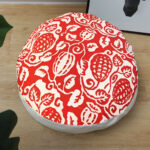 2-SOGA 2X 45cm Red Premium Polyester Cotton Cushion with EPP Particle Insert for Enhanced Comfort
