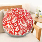 3-SOGA 2X 45cm Red Premium Polyester Cotton Cushion with EPP Particle Insert for Enhanced Comfort
