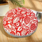 5-SOGA 2X 45cm Red Premium Polyester Cotton Cushion with EPP Particle Insert for Enhanced Comfort