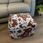 2-SOGA 55x35cm Squared Soft Pouffe Seat Cushion Elegant Home Accent D?cor Stylish Footstool