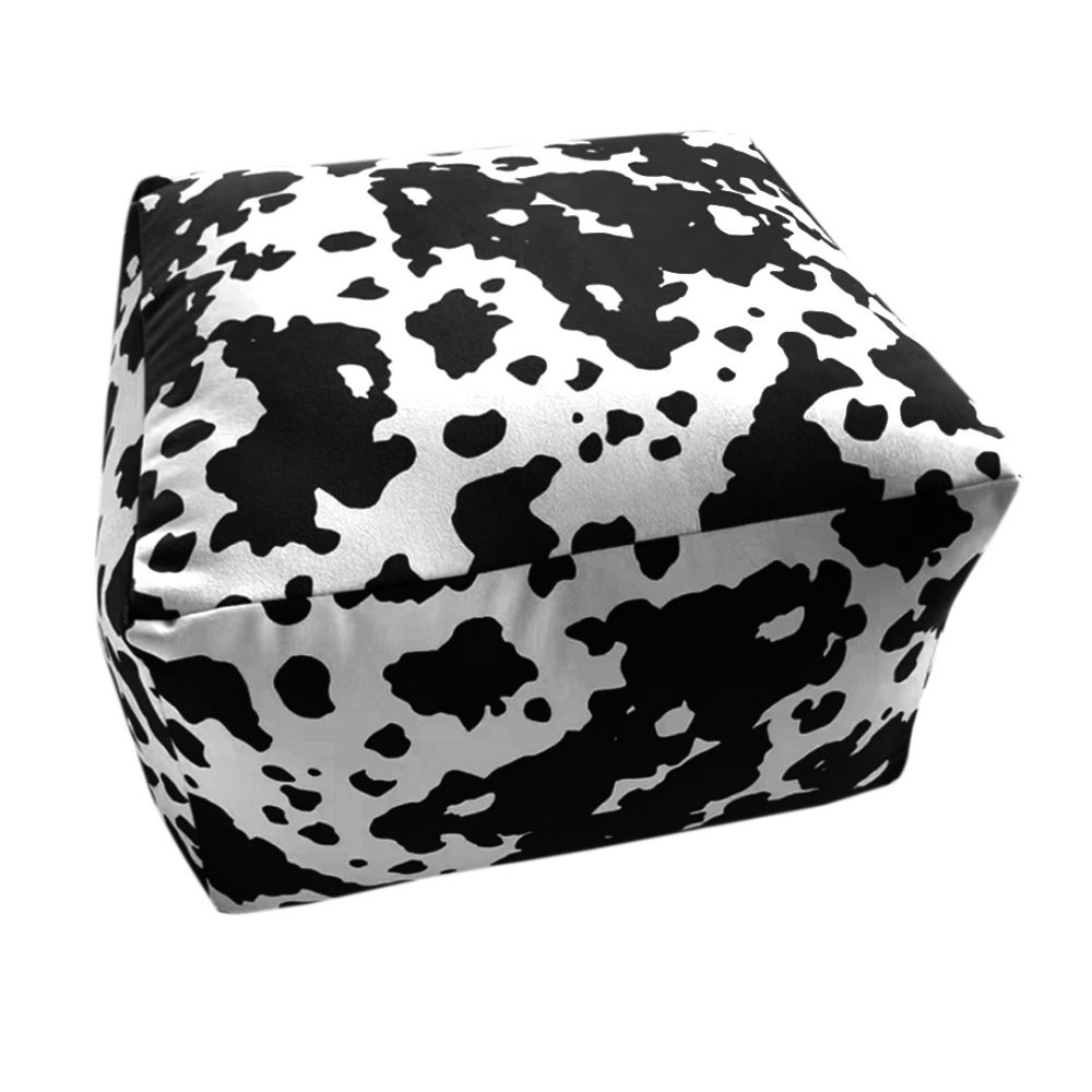 1-SOGA 55x35cm Squared Soft Pouffe Seat Cushion Elegant Home Accent D?cor Stylish Footstool