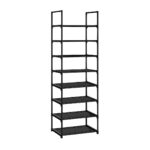 1-SOGA 8 Tier Shoe Storage Shelf Space-Saving Caddy Rack Organiser with Handle