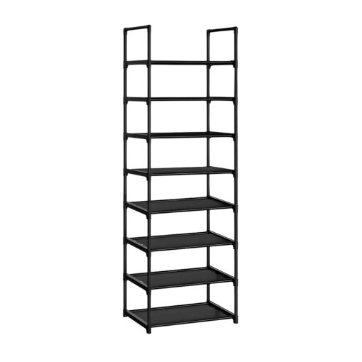 1-SOGA 8 Tier Shoe Storage Shelf Space-Saving Caddy Rack Organiser with Handle