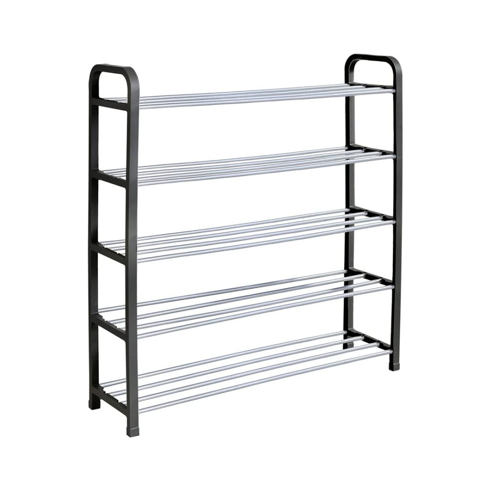 1-SOGA 71x21cm 5 Layer Shoes and Slippers Organizer Rack Footwear Storage