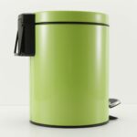 3-SOGA 4X 7L Foot Pedal Stainless Steel Rubbish Recycling Garbage Waste Trash Bin Round Green