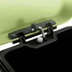 3-SOGA Foot Pedal Stainless Steel Rubbish Recycling Garbage Waste Trash Bin Square 12L Green