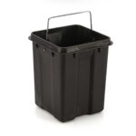 7-SOGA 4X 12L Foot Pedal Stainless Steel Rubbish Recycling Garbage Waste Trash Bin Square Green
