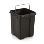 7-SOGA 2X 12L Foot Pedal Stainless Steel Rubbish Recycling Garbage Waste Trash Bin Square White