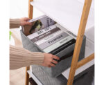 6-SOGA 2X Extra Large Grey Non-Woven Diamond Quilt Grid Fabric Storage/Organizer Box