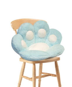 1-SOGA 70cm Mint Blue Paw Shape Cushion Warm Lazy Sofa Decorative Pillow Backseat Plush Mat Home Decor