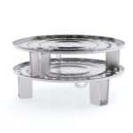 3-SOGA 34cm Stainless Steel Steamer Insert Stock Pot Steaming Rack Stockpot Tray