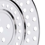 7-SOGA 34cm Stainless Steel Steamer Insert Stock Pot Steaming Rack Stockpot Tray