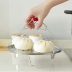 8-SOGA 34cm Stainless Steel Steamer Insert Stock Pot Steaming Rack Stockpot Tray