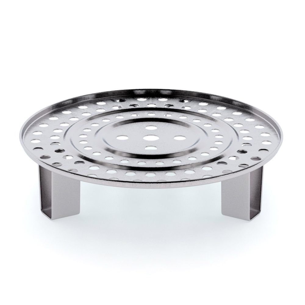 1-SOGA 43cm Stainless Steel Steamer Insert Stock Pot Steaming Rack Stockpot Tray
